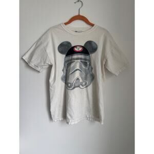 Walt Disney World Stormtrooper Mickey Ears Shirt Star Wars Tee 2000s